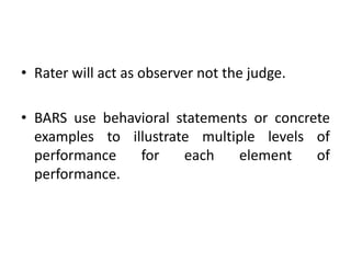 High Level Rater Statements Organizational appraisal | PPTX