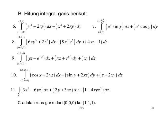 Integral Garis