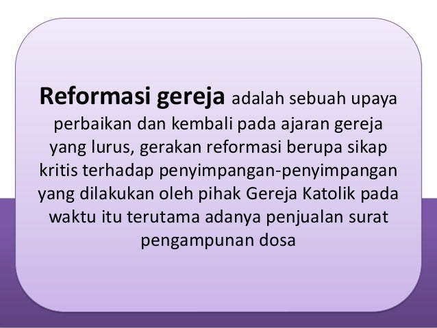 4 Reformasi Gereja