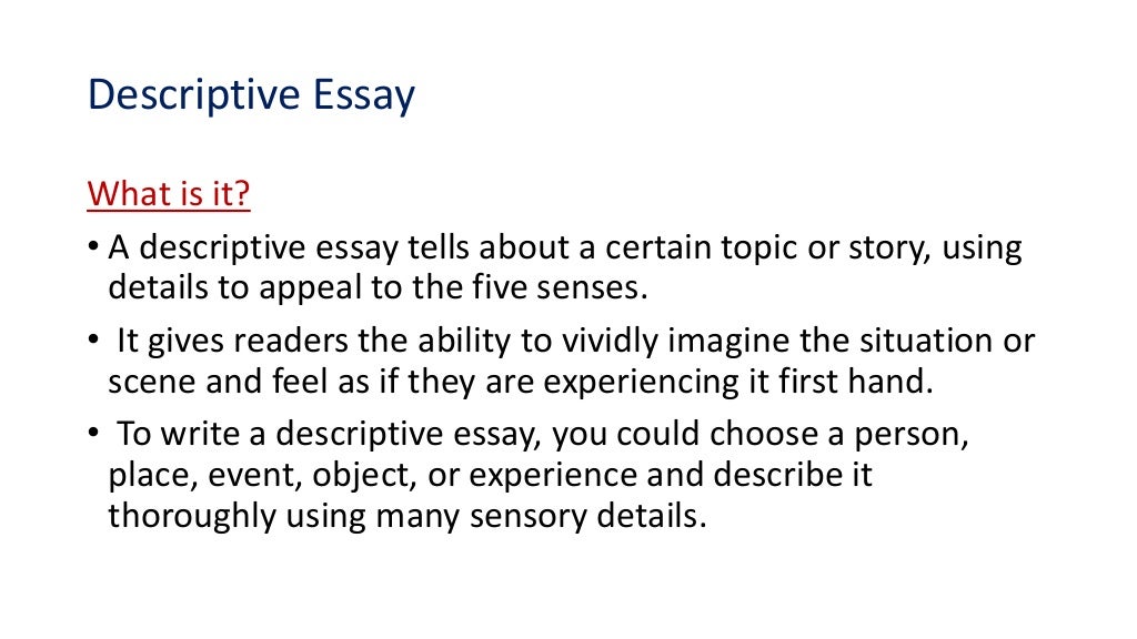 types of essay slideshare