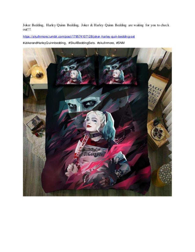 pic Joker And Harley Quinn Bed Set joker and harley quinn bedding