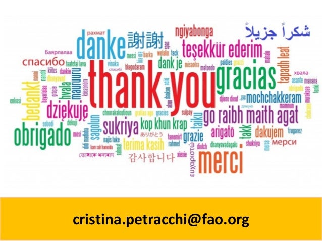 Cristina Petracchi FAO ELearning Team Leader Partnerships And Sout 