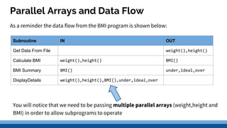 4.1 data structures parallel arrays | PPTX