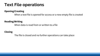 H file handling | PPT