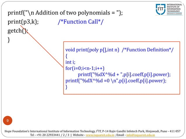 Addition of Two Polynomials | PPT
