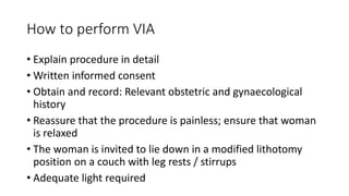 Via Rinse VIA practical mo-staff nurse _npcdcs_dept. of general medicine | PPTX