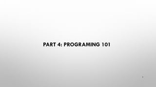 4. programing 101 | PDF