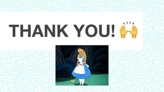 THANK YOU! 🙌
 