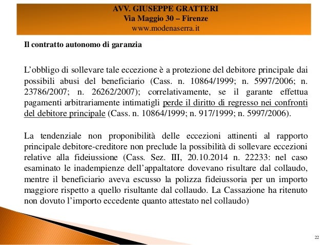 4 Avv Giuseppe Gratteri Le Garanzie Del Lottizzante