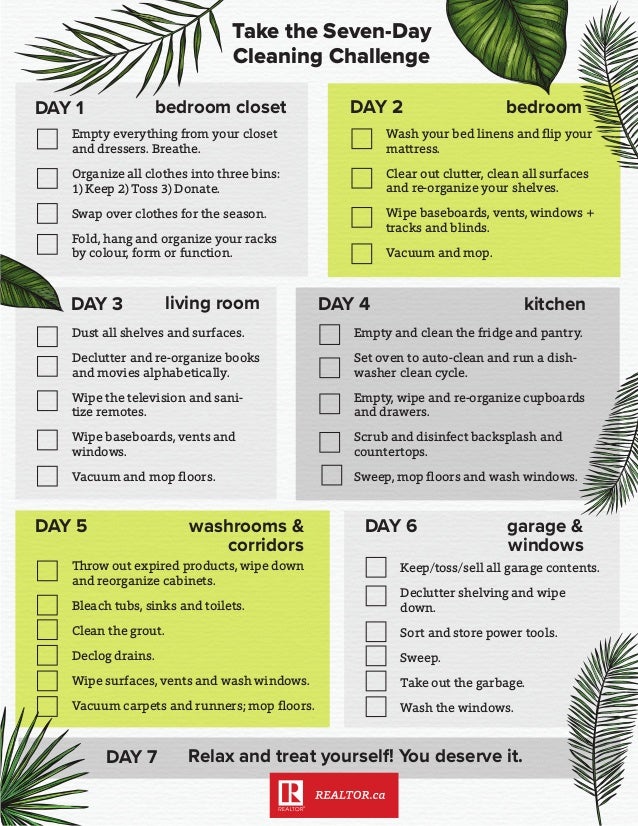 Spring Cleaning Checklist
