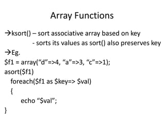 4.1 PHP Arrays | PPT