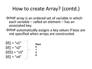 4.1 PHP Arrays | PPT