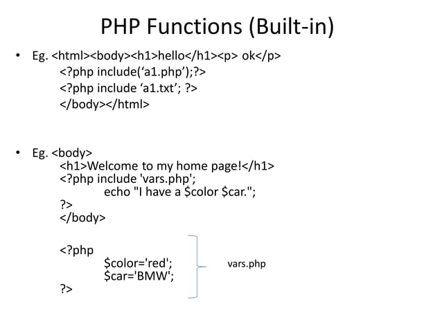 4.2 PHP Function | PDF