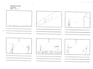 Pre-production: Storyboard
 