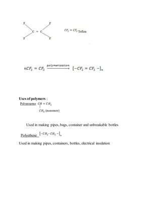ORGANIC CHEMISTRY 1.1 -POLYMERS | DOCX