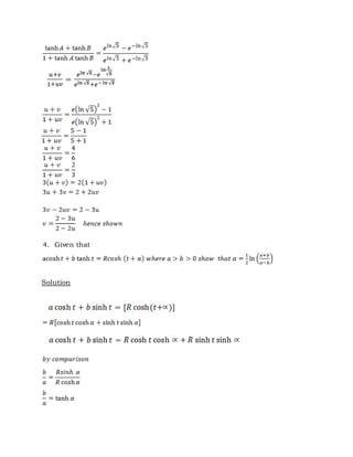 4.. Given that
Solution
 