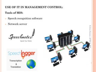 Use of computers and information technology in management control | PDF