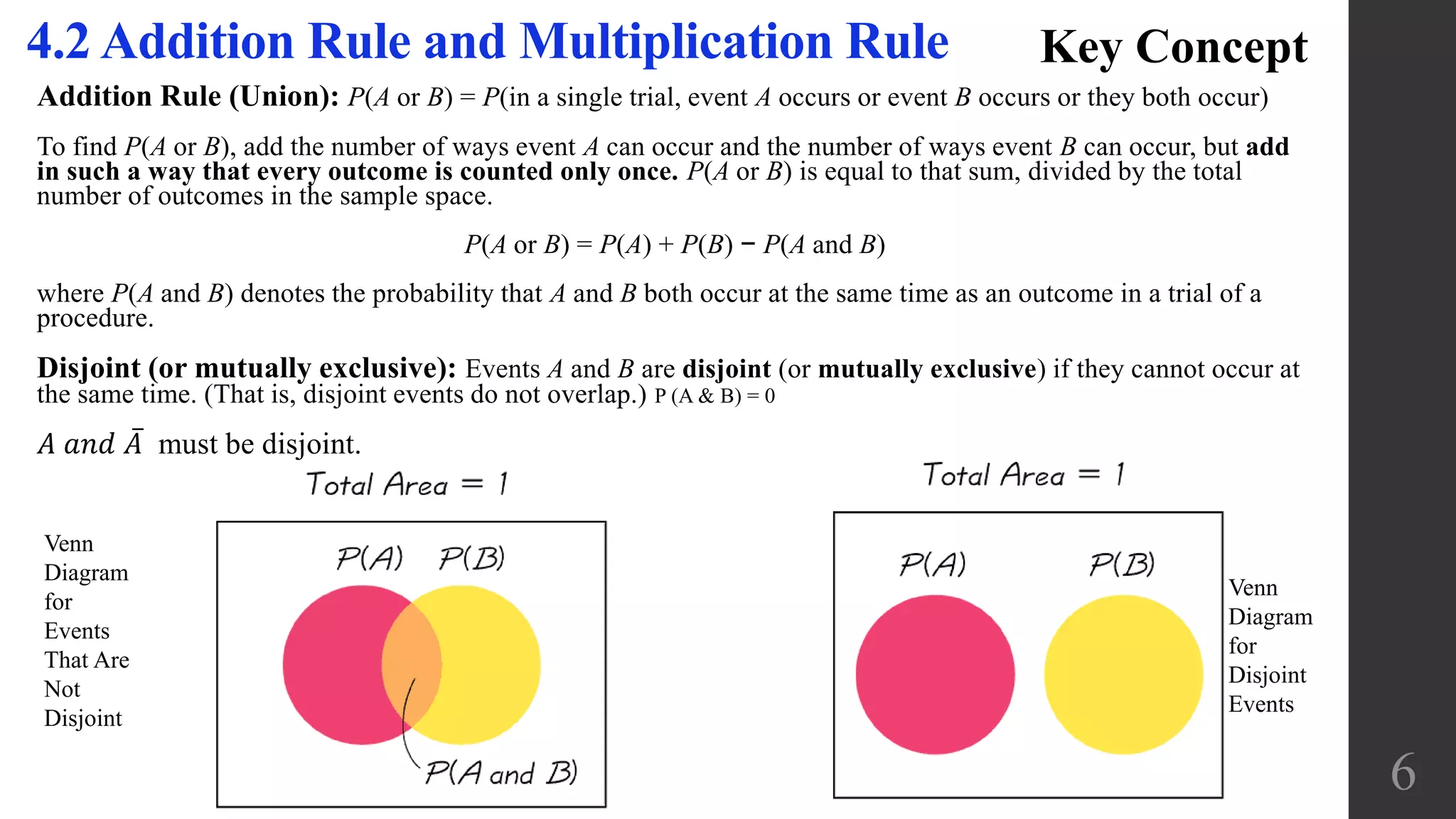 Addition rule and multiplication rule | PPTX | Chemistry | Science