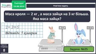 Урок №4 для 2 класу. НУШ. Математика (Н.П. Листопад) - Повторення вивченого матеріалу. Складання і обчислення виразів. Розпізнавання геометричних фігур. Розв’язування задач.