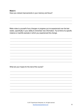 4. personal goals & progress worksheet | PDF