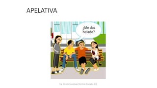 APELATIVA
Ing. Zoraida Guadalupe Martínez Alvarado, M.E.
 