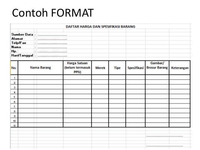 Survey Harga HPS _Materi Training "HPS / OWNER ESTIMATE"