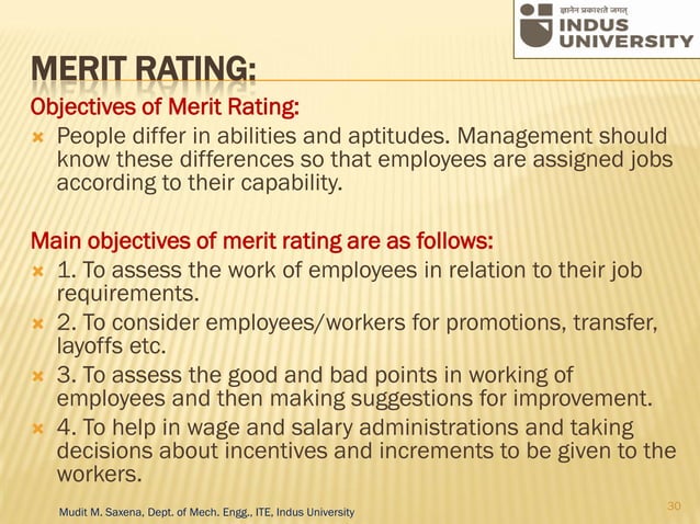 4.2 job evaluation and merit rating | PPT