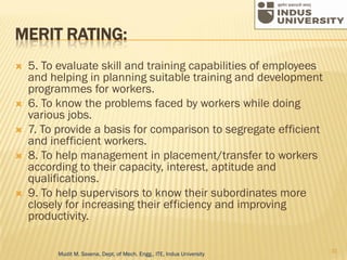Merit Report 4.2 job evaluation and merit rating | PDF