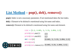 Python List | PDF