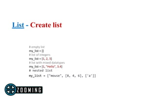 Python List | PDF