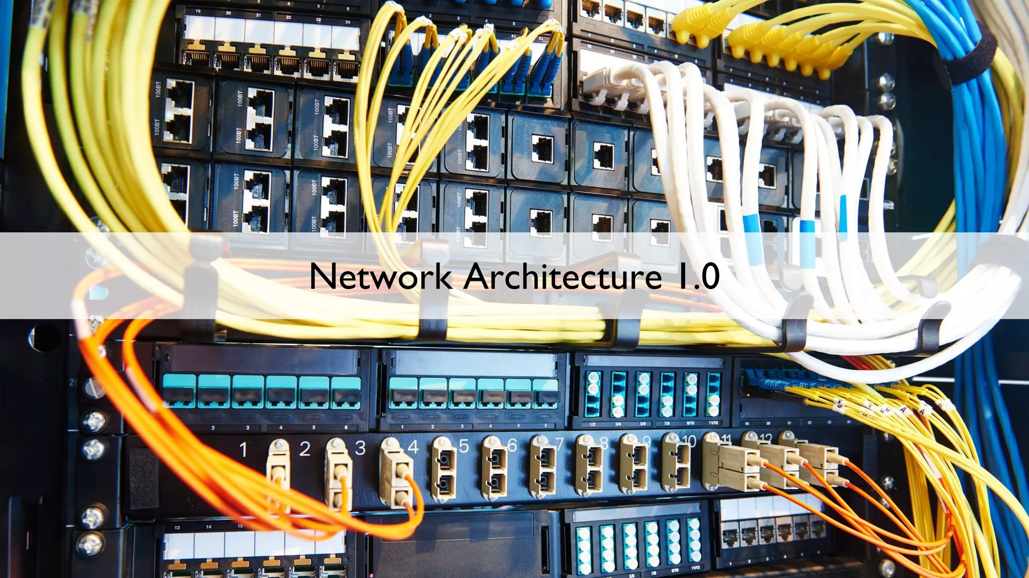 © 2019 Cloud Native Computing Foundation15
Network Architecture 1.0
 