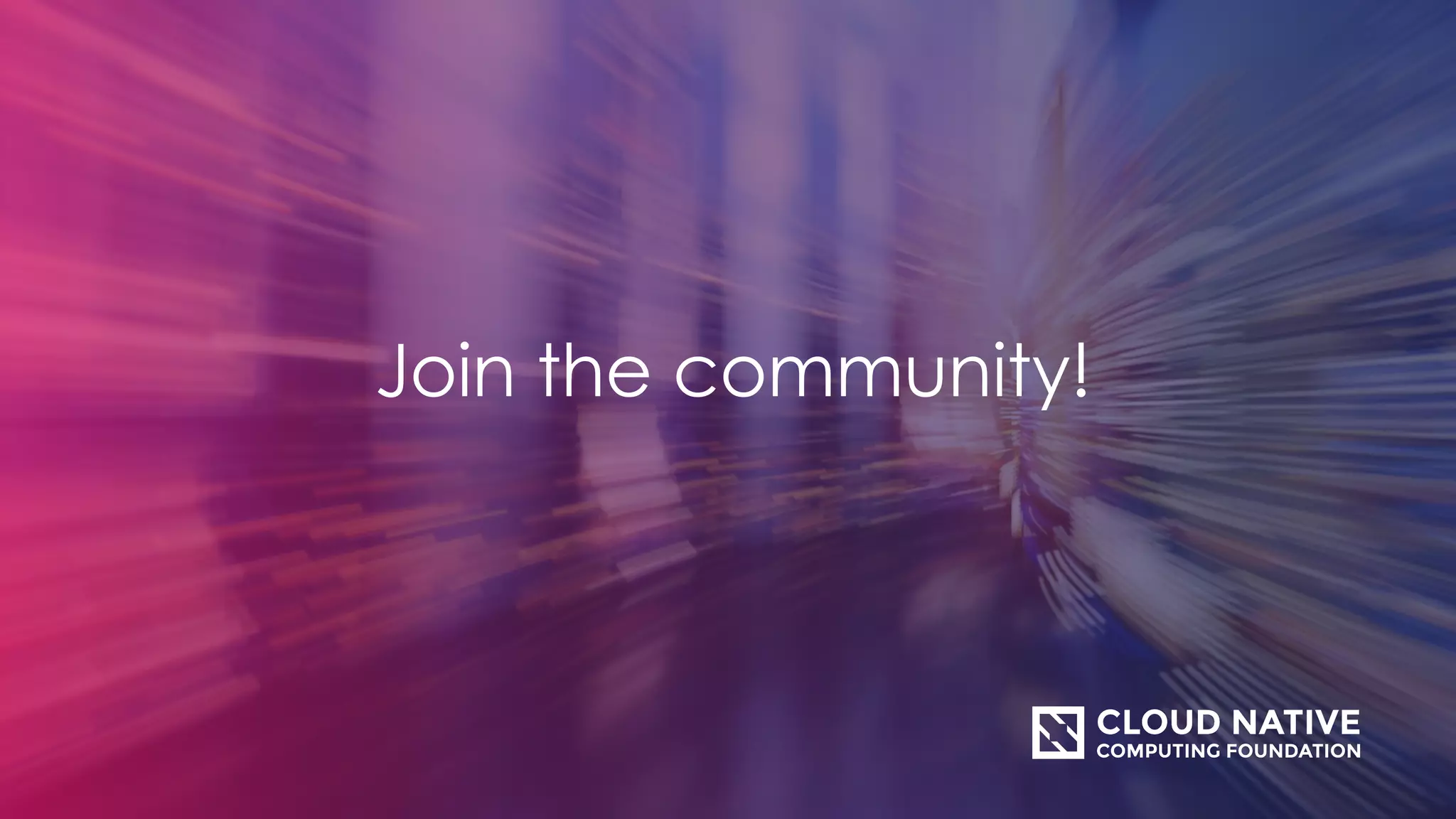 Join the community!
 