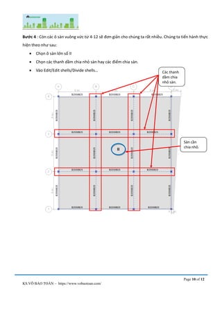 Chia Nho File.pdf Cach chia nho san trong etabs - bai 4 | PDF