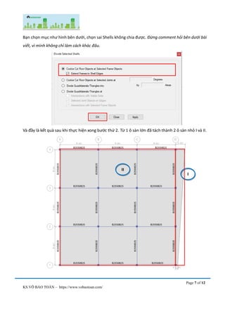 Chia Nho File.pdf Cach chia nho san trong etabs - bai 4 | PDF