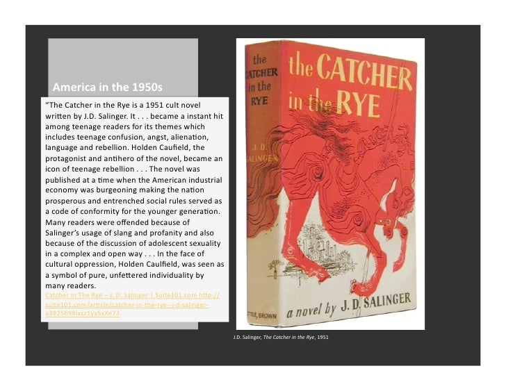 Conformity And Rebellion In Catcher In The Rye