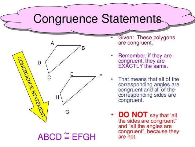 congruen polygons math 5 congruent polygons