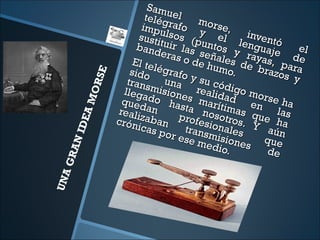 Samu
                            telég el       m
                           impu rafo y orse,
                          susti lsos (p          el        inve
                          band   tuir       unto       l en g nt ó
                                                                       e
                                 eras las seña s y rayuaje d l
                         El te         o de       les d as,            e
                               légra          h um         e br para
                        sido                        o.          azos

              RSE
                                      fo y                            y
                       trans una           su có
            MO        llega misione realiddigo mo
                     qued do has s marít ad en rse ha
                    reali an            ta n imas                 l
                                      profe osotros que has
         A


                    crón   zab a
      IDE



                          icas n             s           .
                                        trans ionales Y aún
                                                                    a
                                po r e
                                       se m misione            qu e
       AN




                                             e di o        s
                                                    .           de
    GR
UNA
 