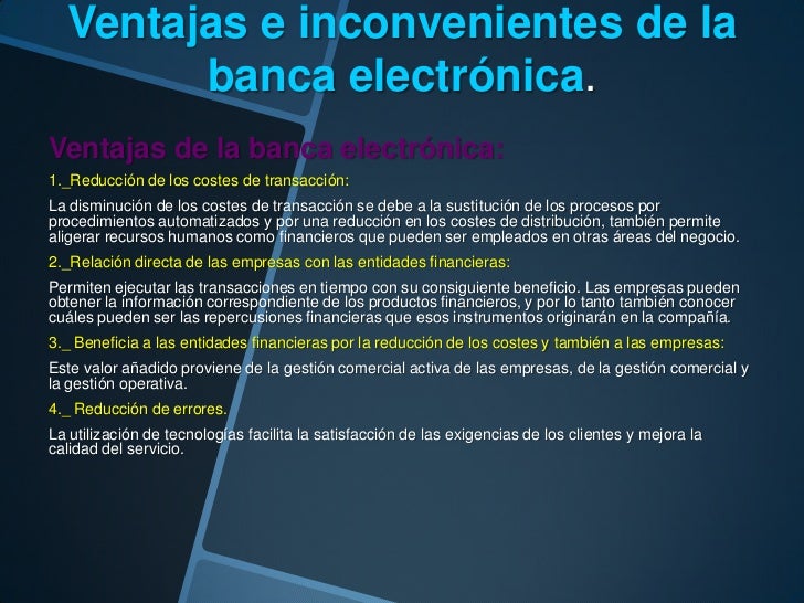 banca elctronica 4 1 la banca virtual banca elctronica 4 1 la banca virtual