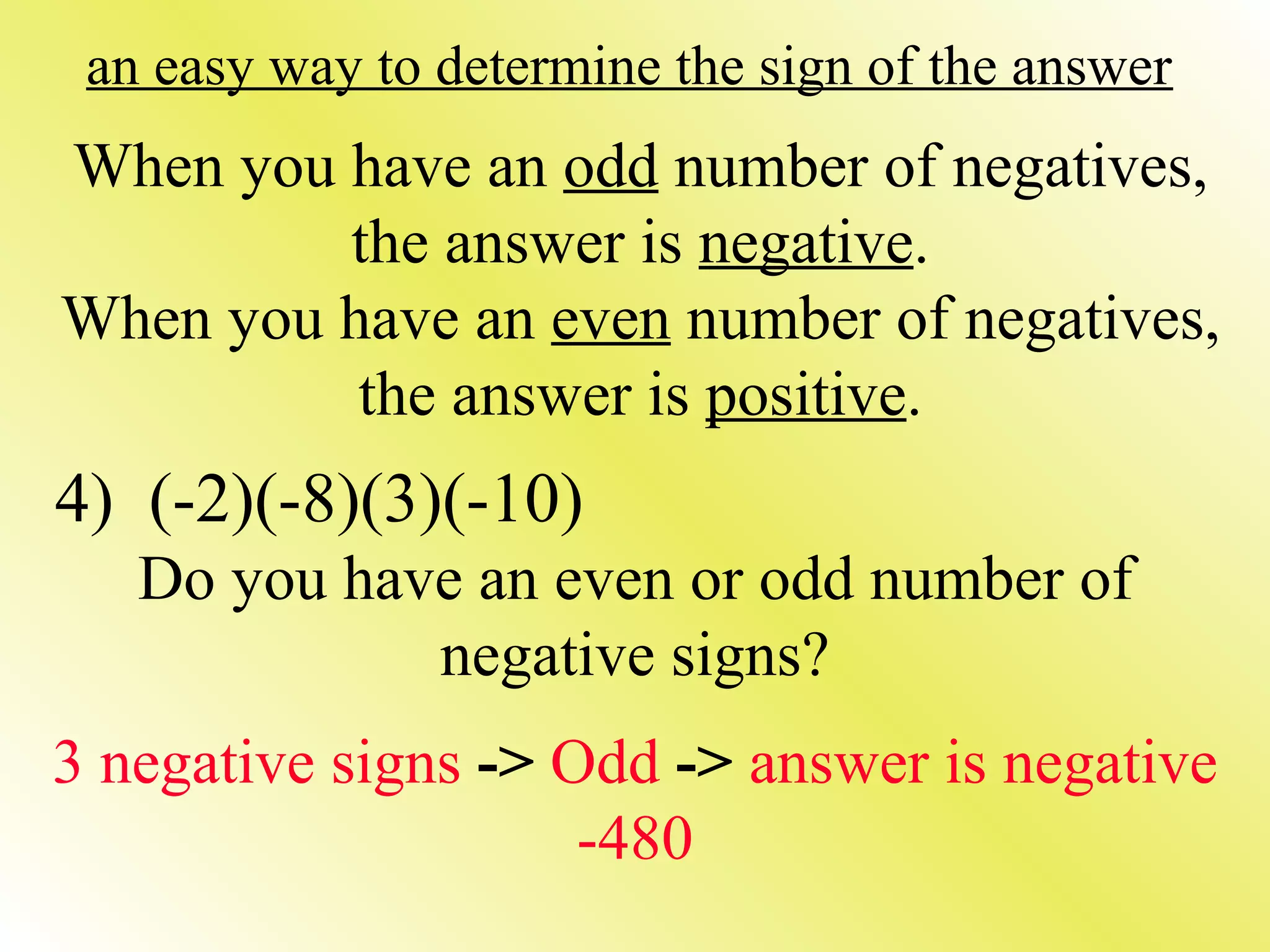 4 1 multiplying rational numbers examples | PPT