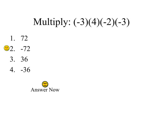 4 1 multiplying rational numbers examples | PPT