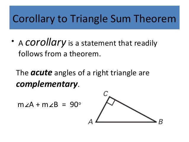 corollary isosceles triangle theorem corollary isosceles triangle theorem