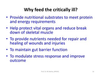 4. nutrition support to critically ill in icu | PDF