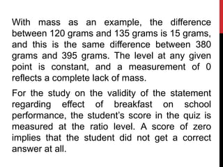 Levels of Measurement | PPTX