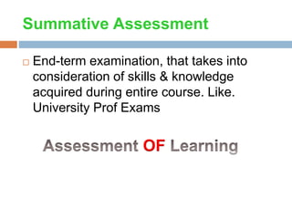 INTRODUCTION TO ASSESSMENT