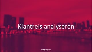 Klantreis analyseren
 