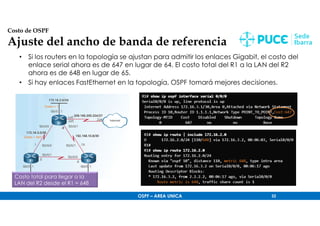 4.1 Routing OSPF - AREA UNICA | PDF