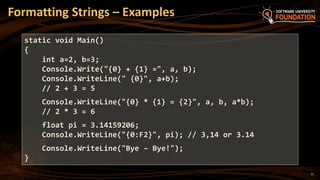 04. Console Input Output | PPTX