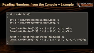 04. Console Input Output | PPTX