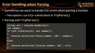 04. Console Input Output | PPTX