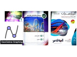 4  geogebra الصف الثانى الثانوى التفاضل حل امثلة المعاصر التيرم الثانى